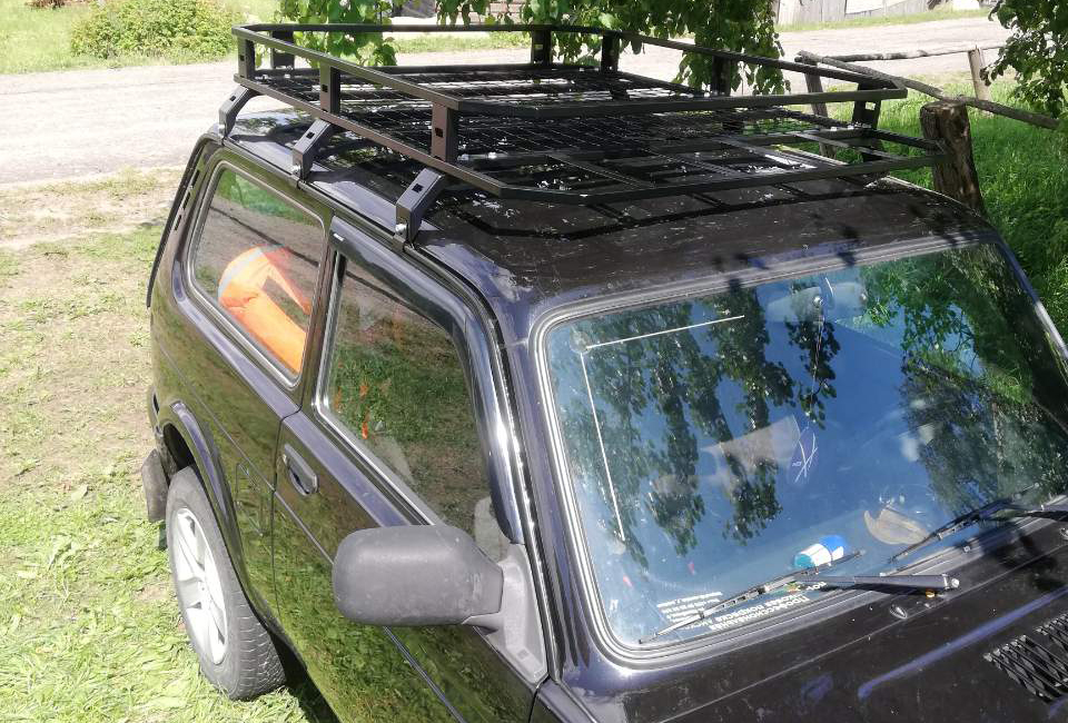 Экспедиционный багажник OVERLAND на крышу с заводскими водостоками