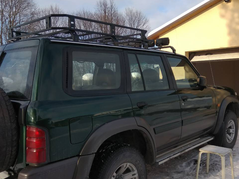 Экспедиционный багажник OVERLAND на крышу с заводскими водостоками