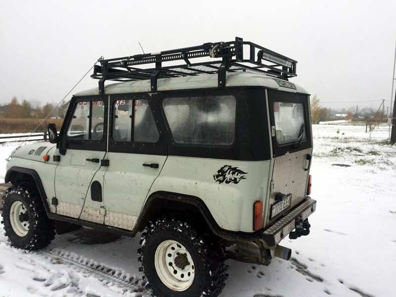 Экспедиционный багажник OVERLAND на крышу с заводскими водостоками