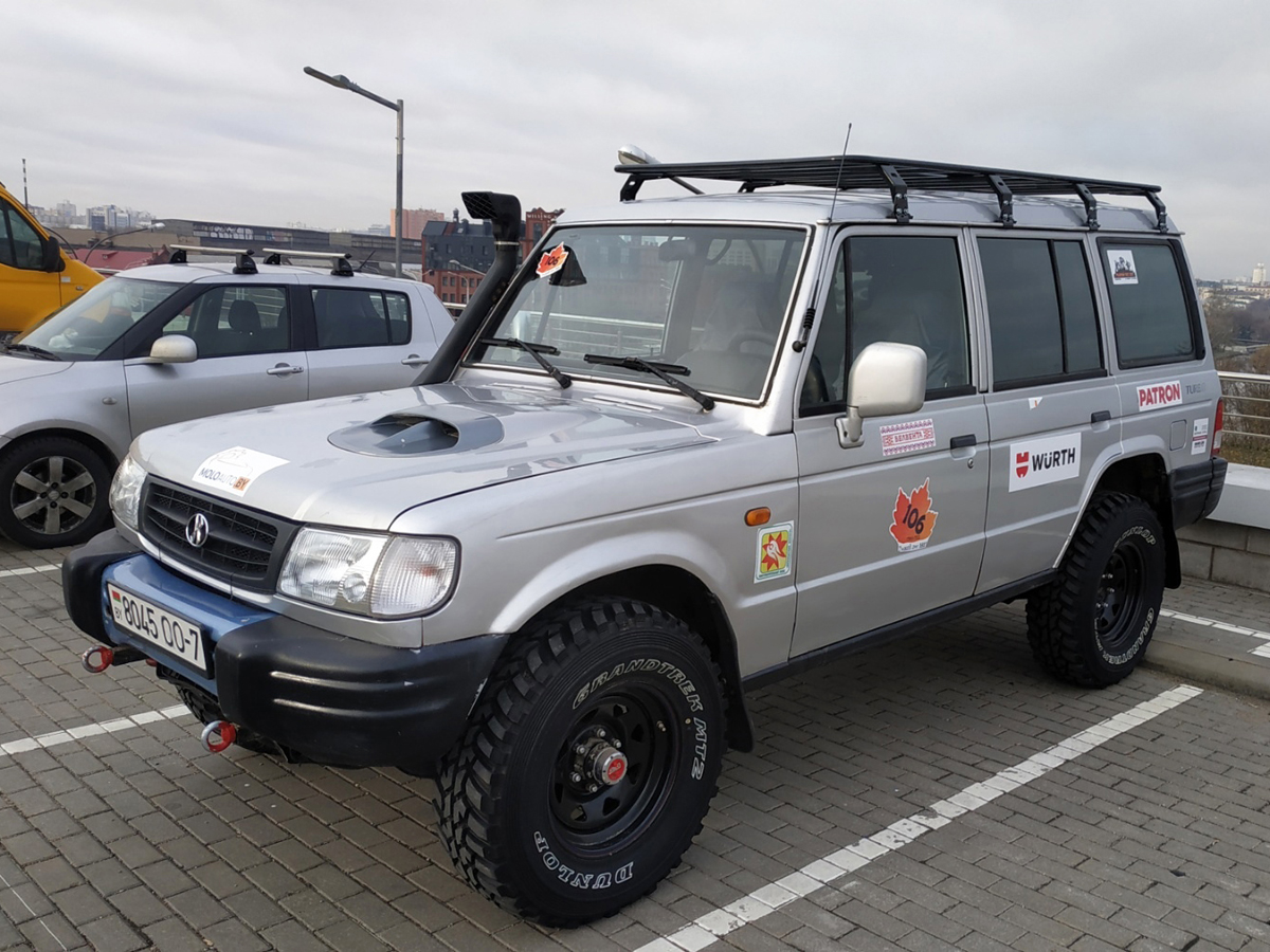 Экспедиционная платформа на крышу Hyundai Galloper